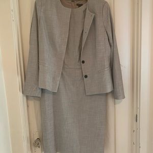 Ann Taylor blazer and shift dress, lined, jacket size 10 dress size 12
